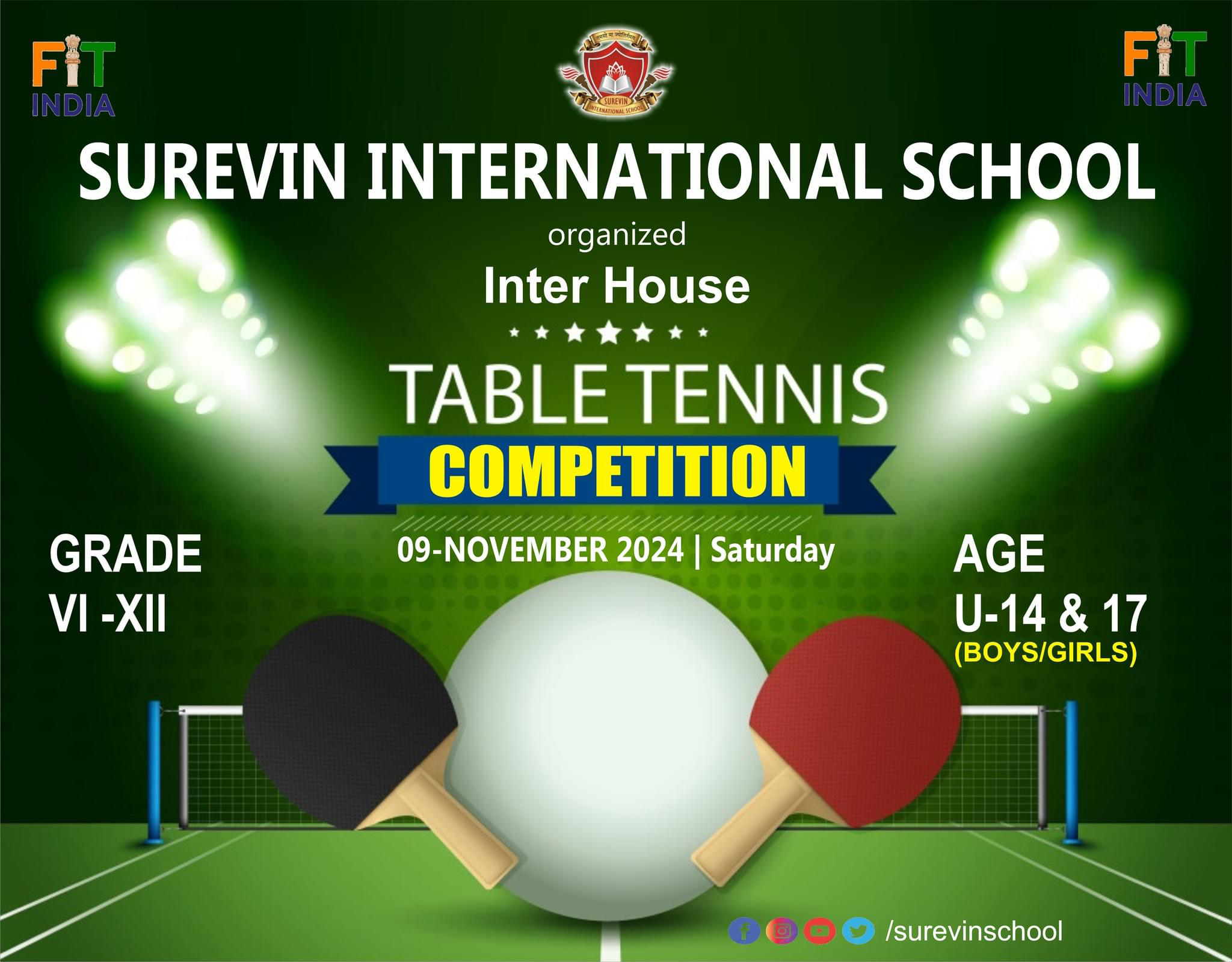 Inter House Table Tennis Competition